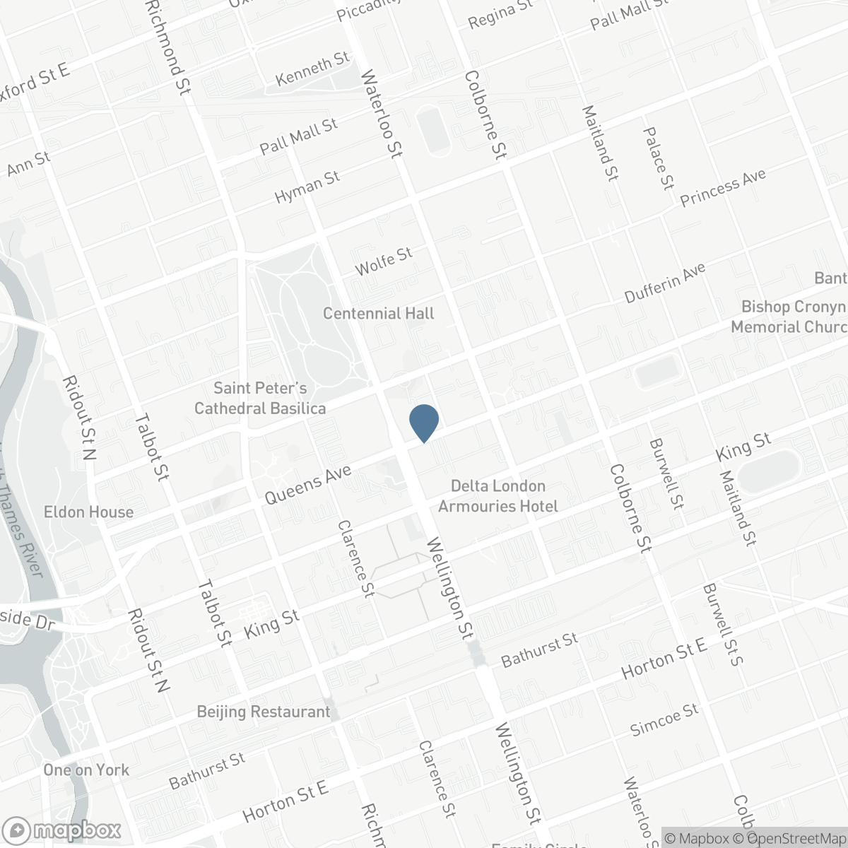1 - 280 QUEENS AVENUE, London, Ontario N6B 1X3